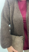 Cardigan in due colori