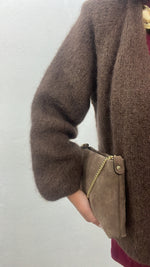 Cardigan in due colori