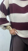 Maglione righe Bordoux