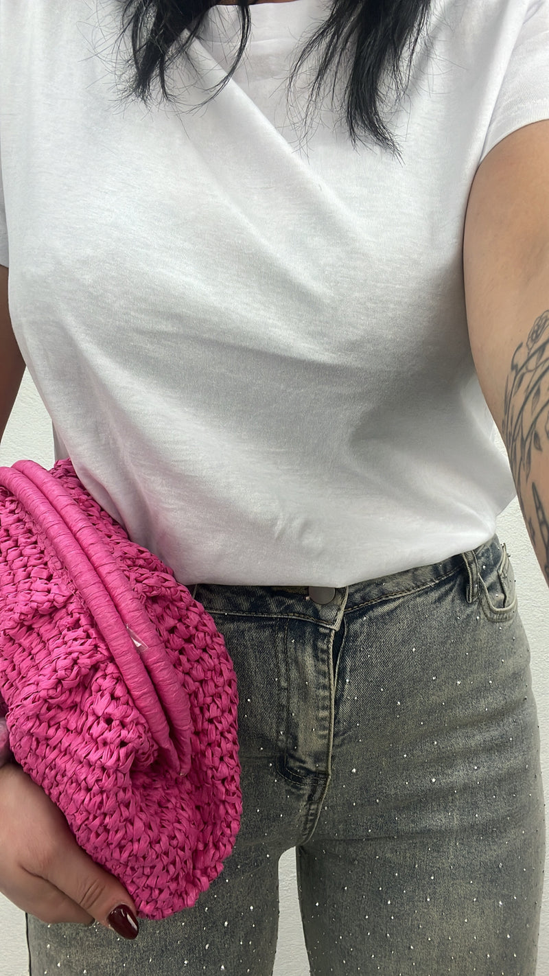 Jeans con strass