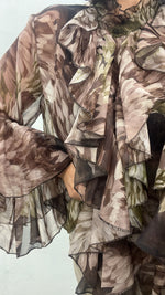 Camicia Penny con fantasia e rouge
