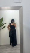 Pantalone plissettato in due colori