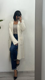 Cardigan panna