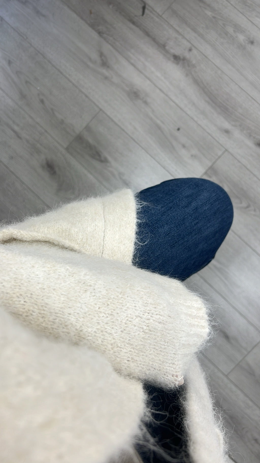 Cardigan panna