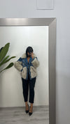 Funny in jeans e eco-pelliccia