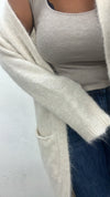 Cardigan panna