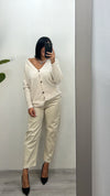 Cardigan in due colori