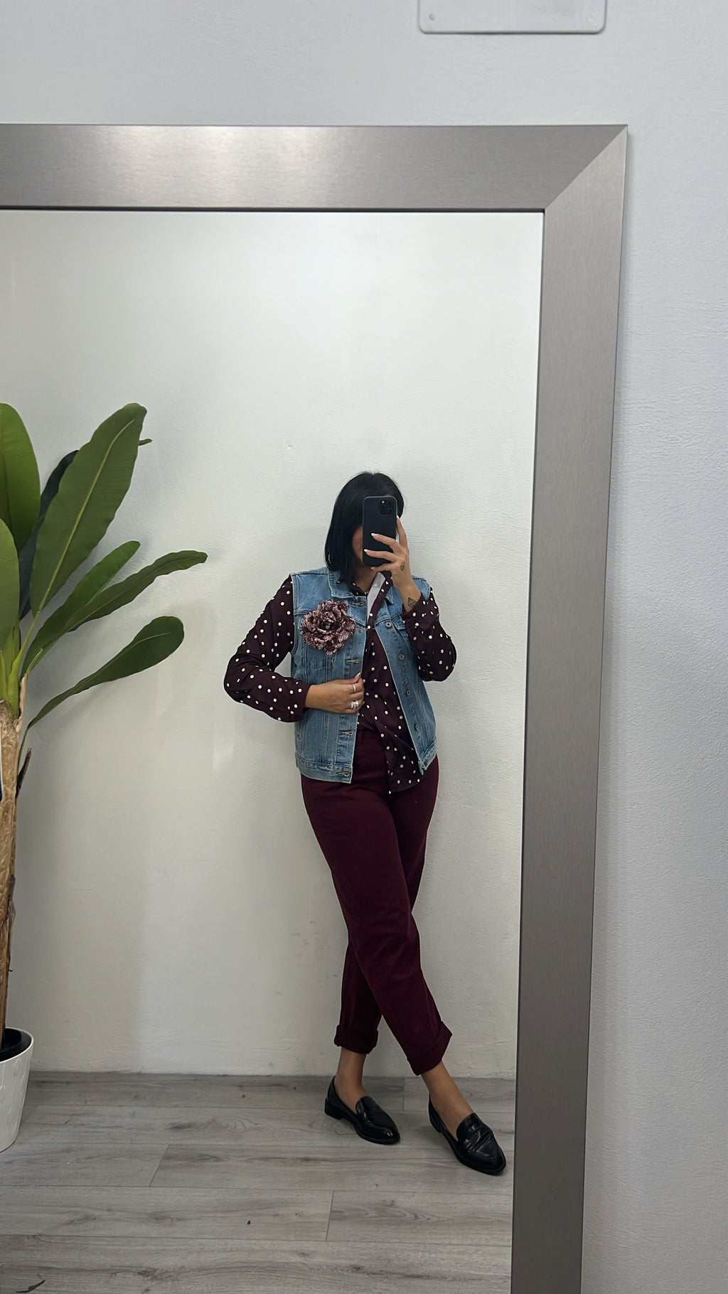 Pantalone bordeaux