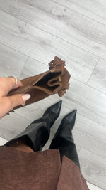 Stivale con tacco nero