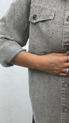 Camicia con strass
