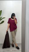 Maglia manica corta over