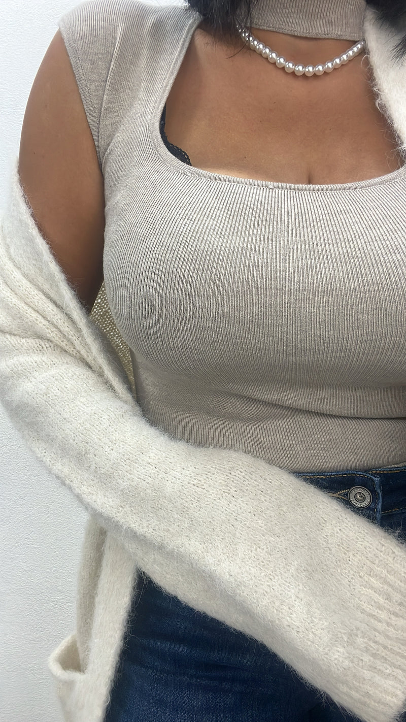 Maglia in due colori