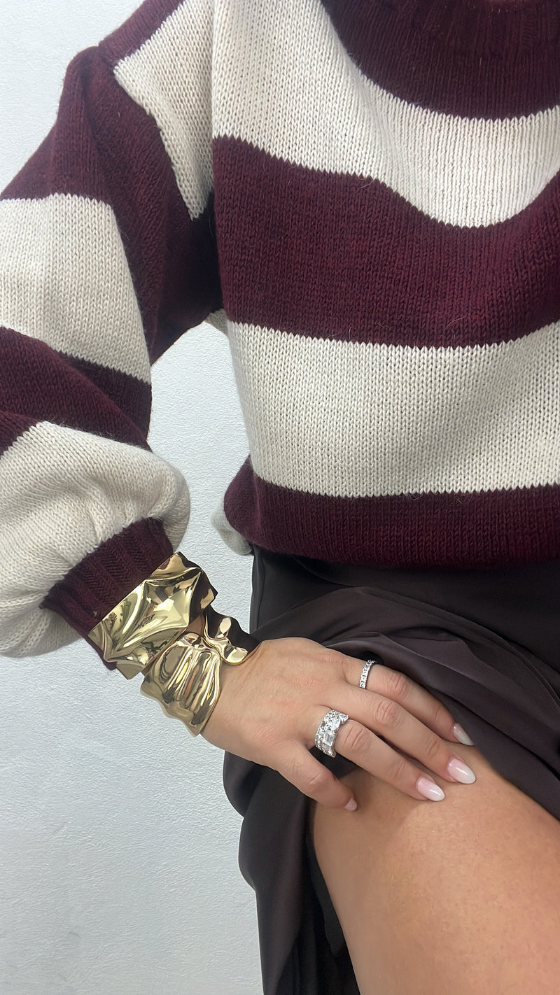 Maglione righe Bordoux