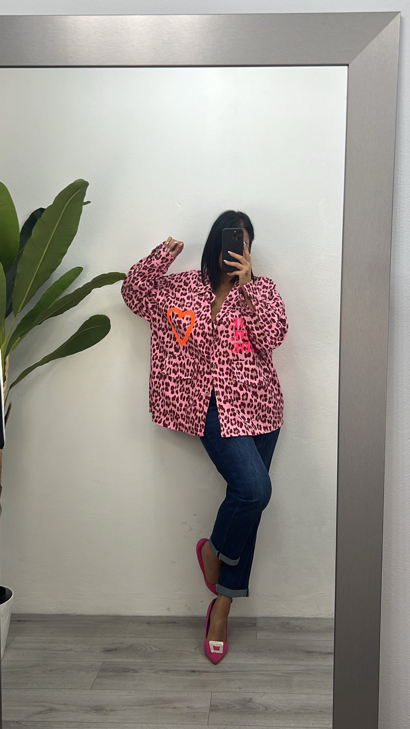 Camicia maculata Pink🩷