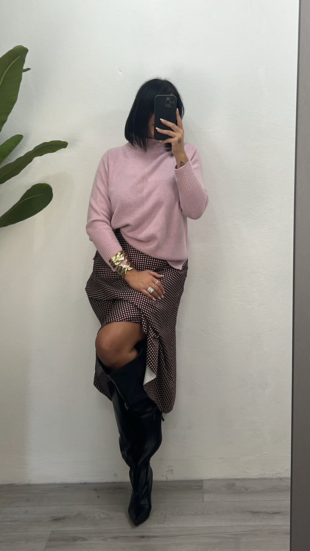 Maglione rosa