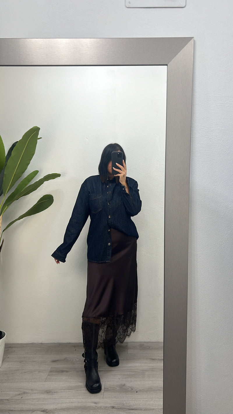 Camicia in Denim scuro