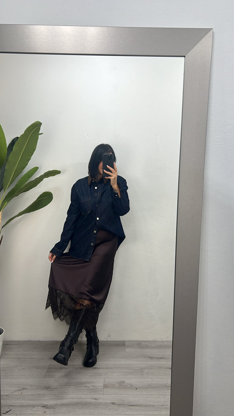 Camicia in Denim scuro