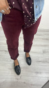 Pantalone bordeaux