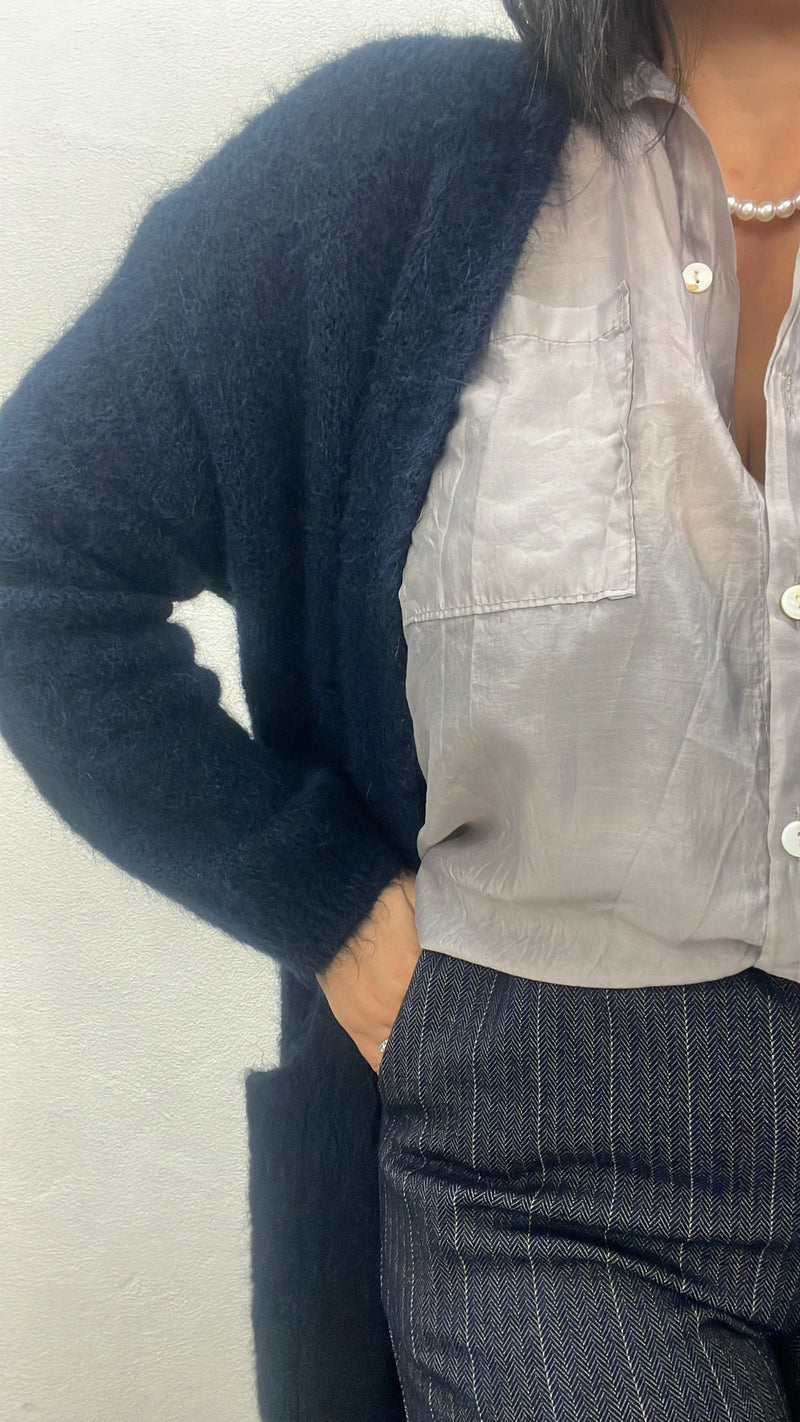 Cardigan blu