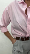 Camicia Righe rosa