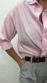 Camicia Righe rosa